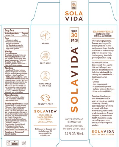 Solavida Mineral Sunscreen Spf 30 Face Box (Solavida Mineral Sunscreen Spf 30 Face Box)
